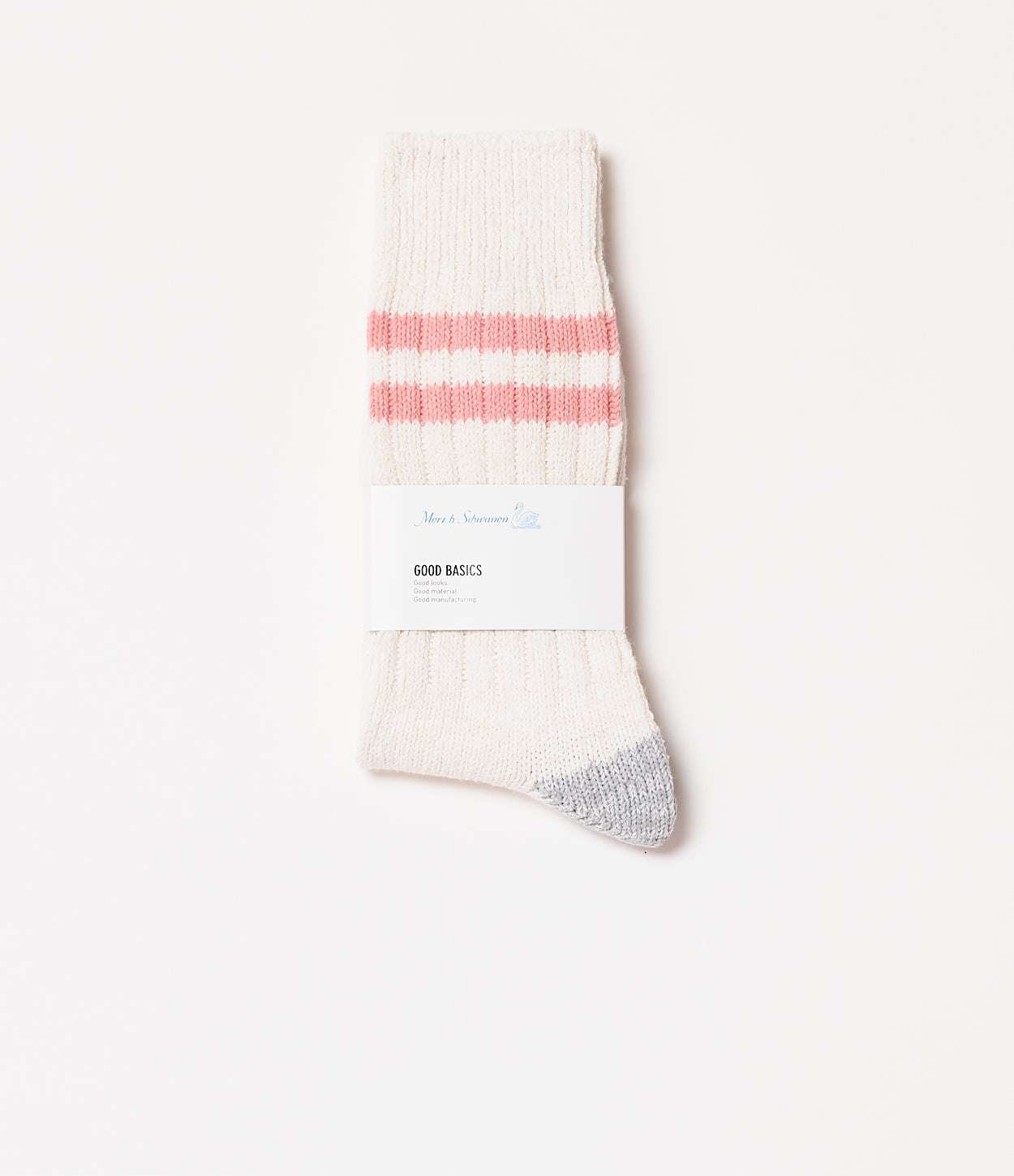 Beige / Coral Women Merz B. Schwanen GS05 Socks | MERZ8257390